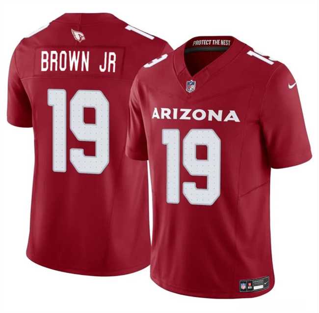 Men & Women & Youth Arizona Cardinals #19 Anthony Brown JR Red 2024 F.U.S.E. Vapor Untouchable Limited Stitched Jersey